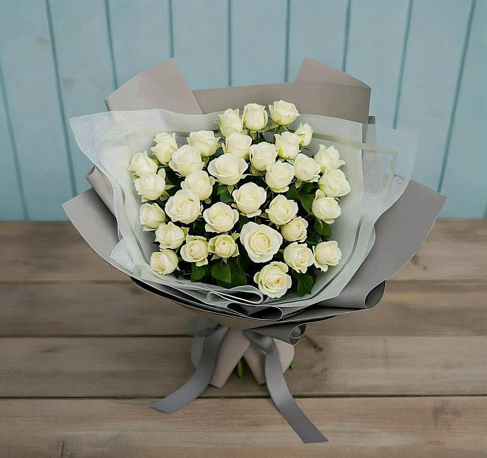 Букет Белоснежная нежность в Гурьевске Калининградской области