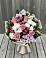 Букет цветов из: Альстромерии, Гвоздики, Розы и Хризантемы в Гурьевске Калининградской области