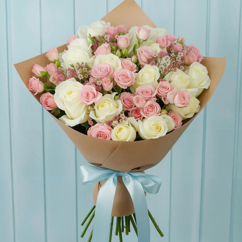 Букет цветов из: Розы в Гурьевске Калининградской области