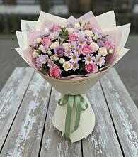 Букет цветов из:  Розы и Хризантемы #REPLACE_PRED# Гурьевске Калининградской области