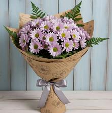 Букет цветов из:  Хризантемы в Гурьевске Калининградской области