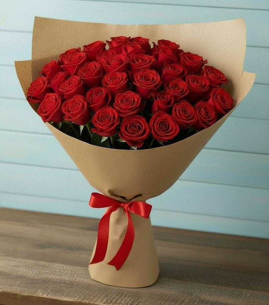Букет Красные розы Милано в Гурьевске Калининградской области