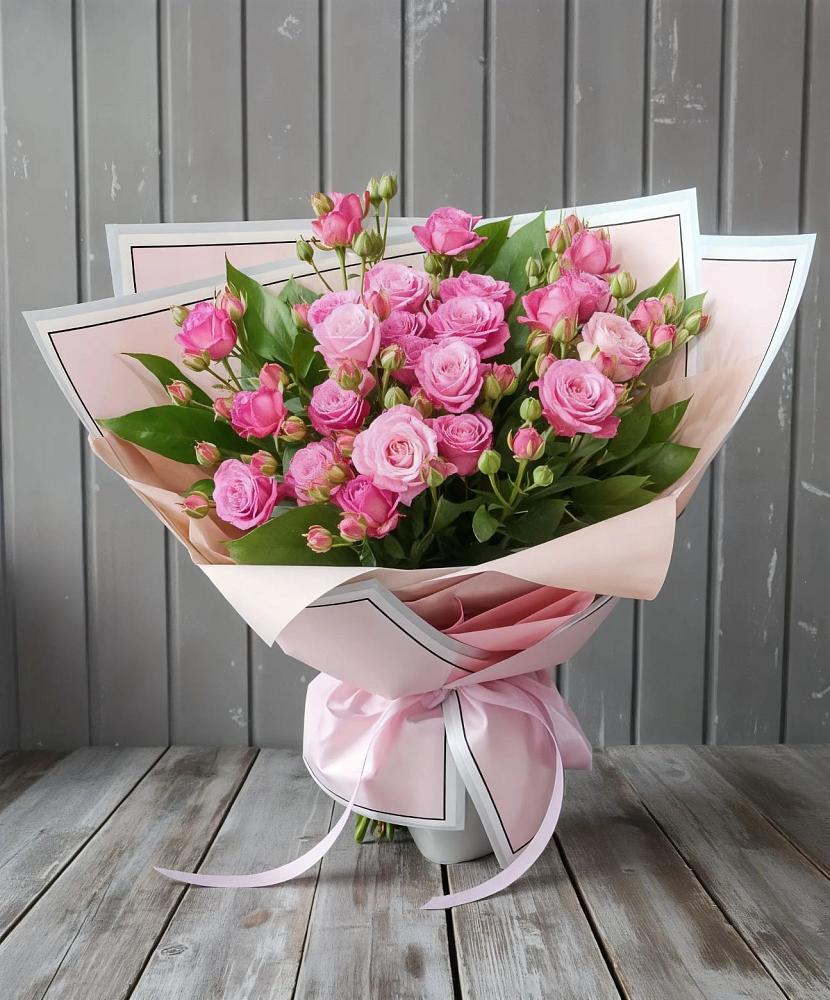 Букет Розовый кустик в Гурьевске Калининградской области