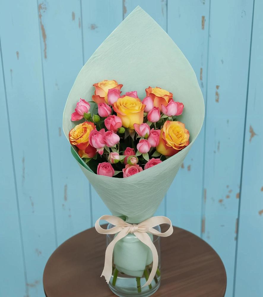 Букет цветов из: Розы в Гурьевске Калининградской области