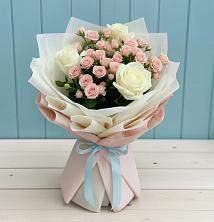 Букет цветов из:  Розы в Гурьевске Калининградской области