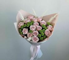 Букет цветов из:  Розы и Хризантемы в Гурьевске Калининградской области