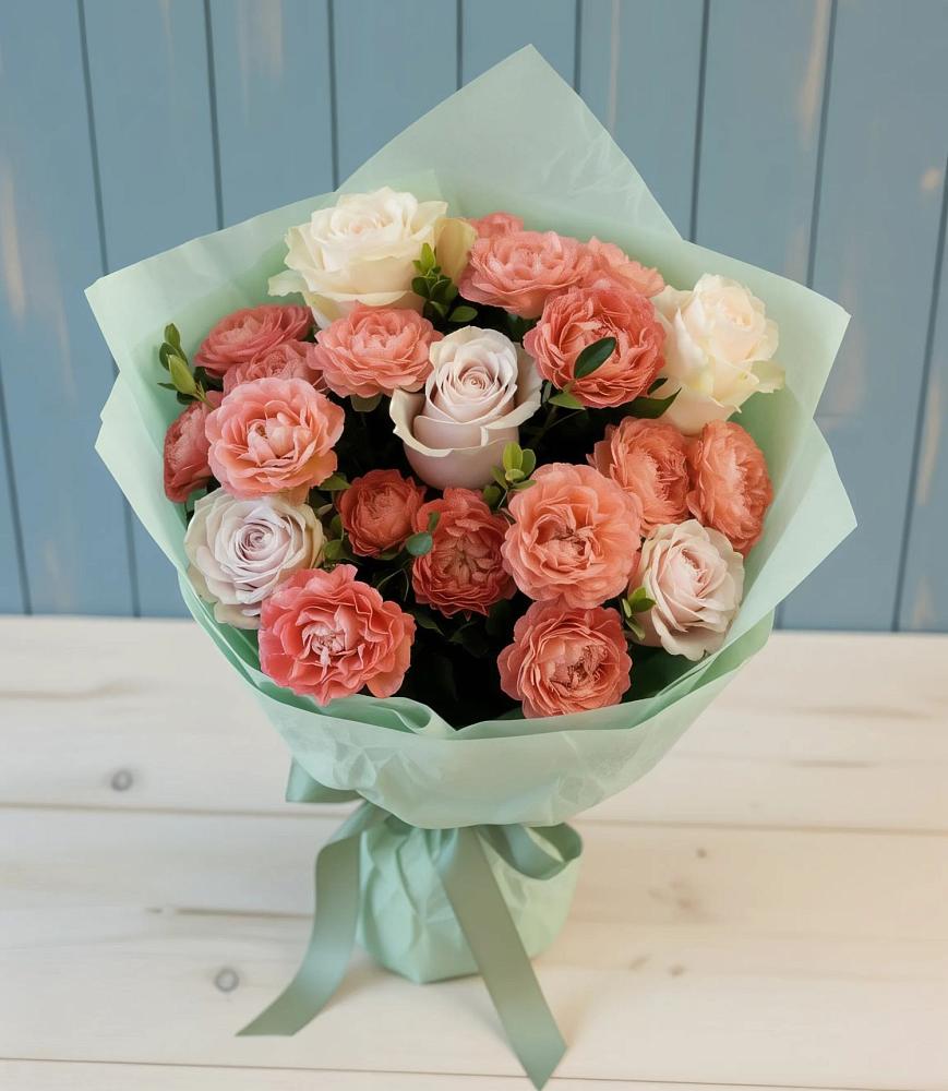 Букет цветов из: Розы в Гурьевске Калининградской области