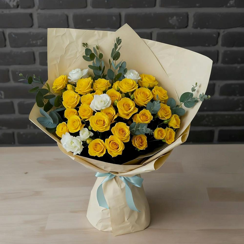 Букет цветов из: Розы в Гурьевске Калининградской области