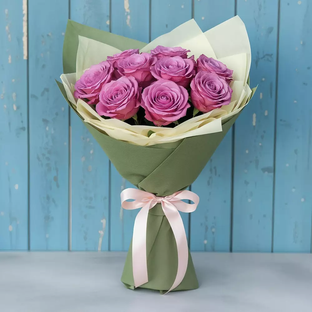 Букет Розы Фёрст Леди в Гурьевске Калининградской области