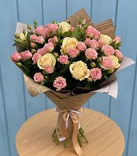 Букет цветов из:  Розы в Гурьевске Калининградской области
